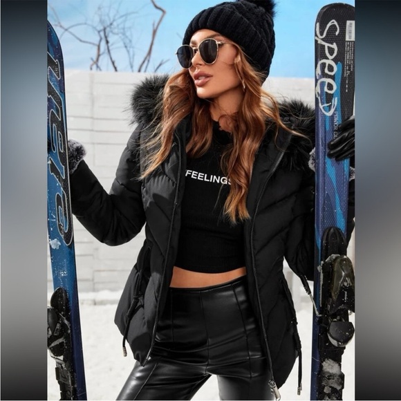 Shein • Luxe Winter Puffer Jacket small - Picture 2 of 4